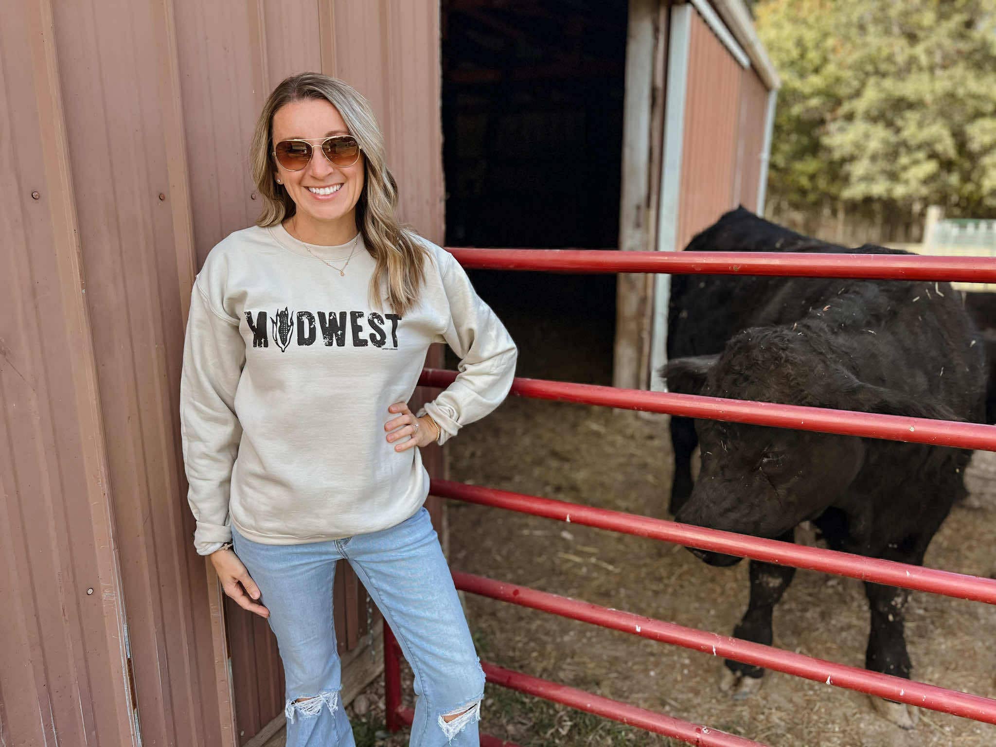 Lemon Lorraine's LLC - Vendita all'ingrosso Felpa stampata - Donna - MIDWEST - Felpa Girocollo2