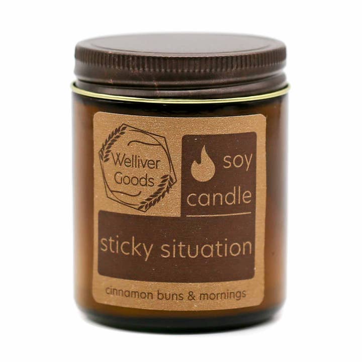 Candela di cera di soia - Situazione appiccicosa per la vendita all'ingrosso da parte di Welliver Goods