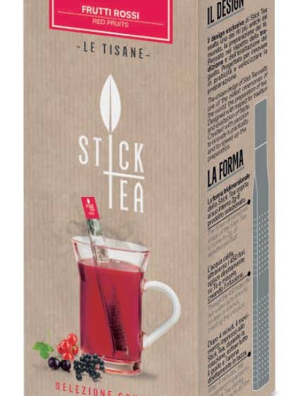 Stick Tea RED FRUITS 12 stick for wholesale by STICK TEA - BO s.r.l.