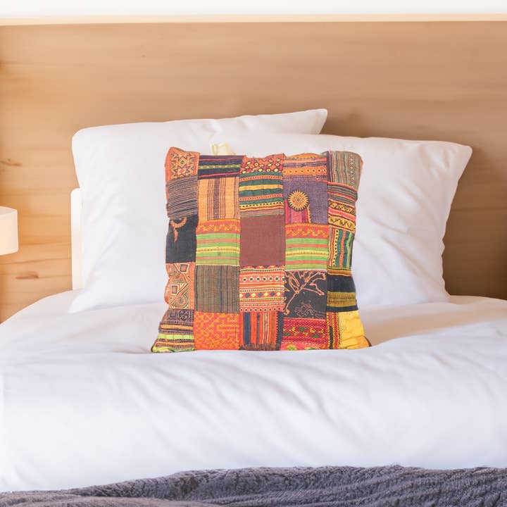 Lumily – wholesale Throw pillow cover – Patchwork Fabric Pillow Cover | Limited Edition - Thailand