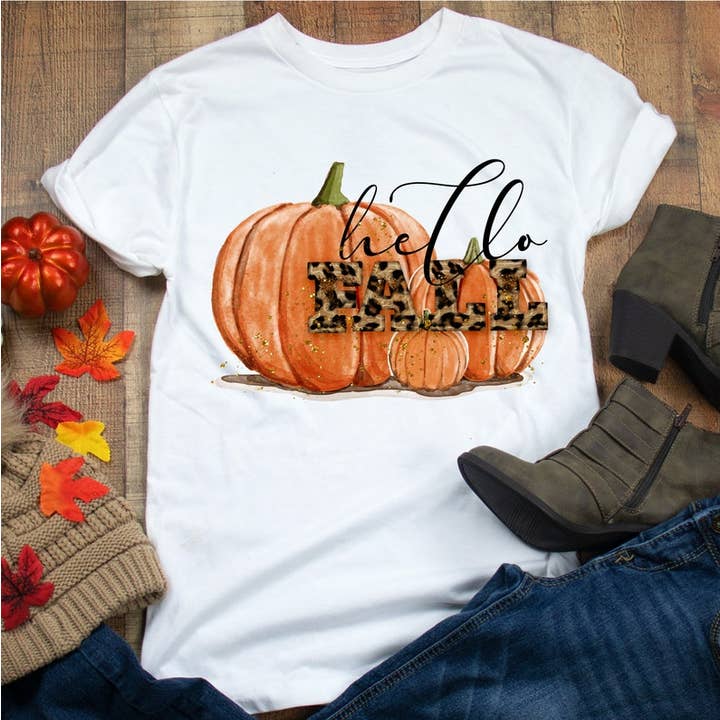 Hello Fall Sweatshirt for wholesale by Londas Trendy Tees