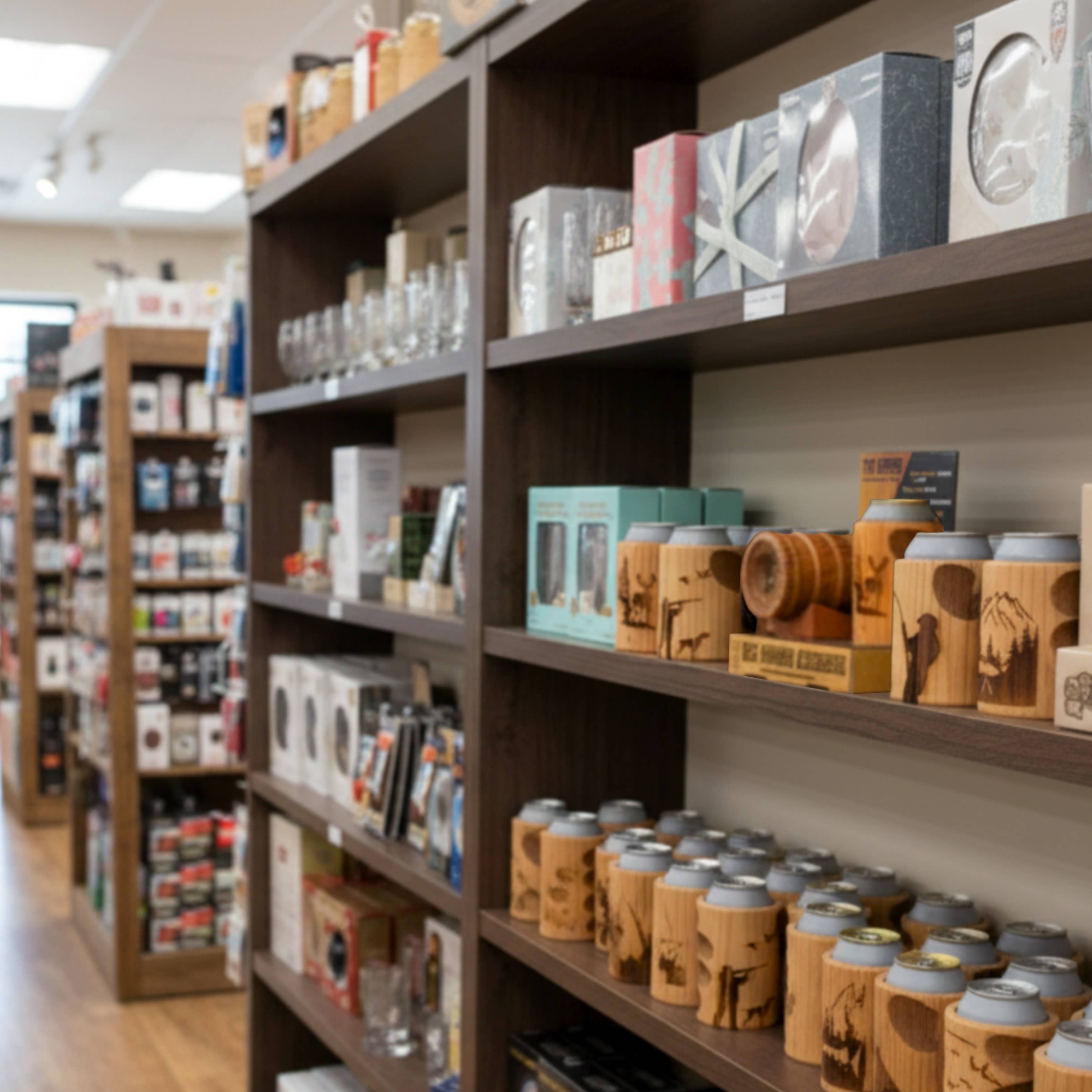 Beer Drinking Accessories - Wholesale Drink Huggers & Koozies - Beer Koozie - Hand Carved Wood - Not Made in China Engraving2