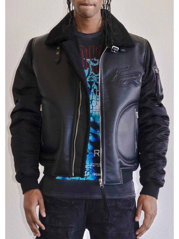 Svart MUSTANG MA-1 UNISEX JACKA för wholesale på Faire