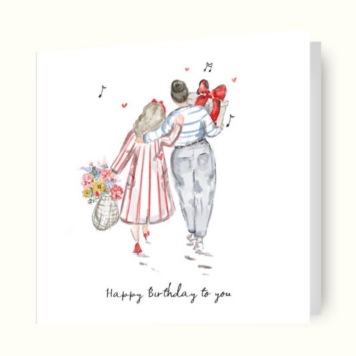 LUCY CLAIRE ILLUSTRATIONS BIRTHDAY CARD for wholesale by Danilo Promotions Ltd