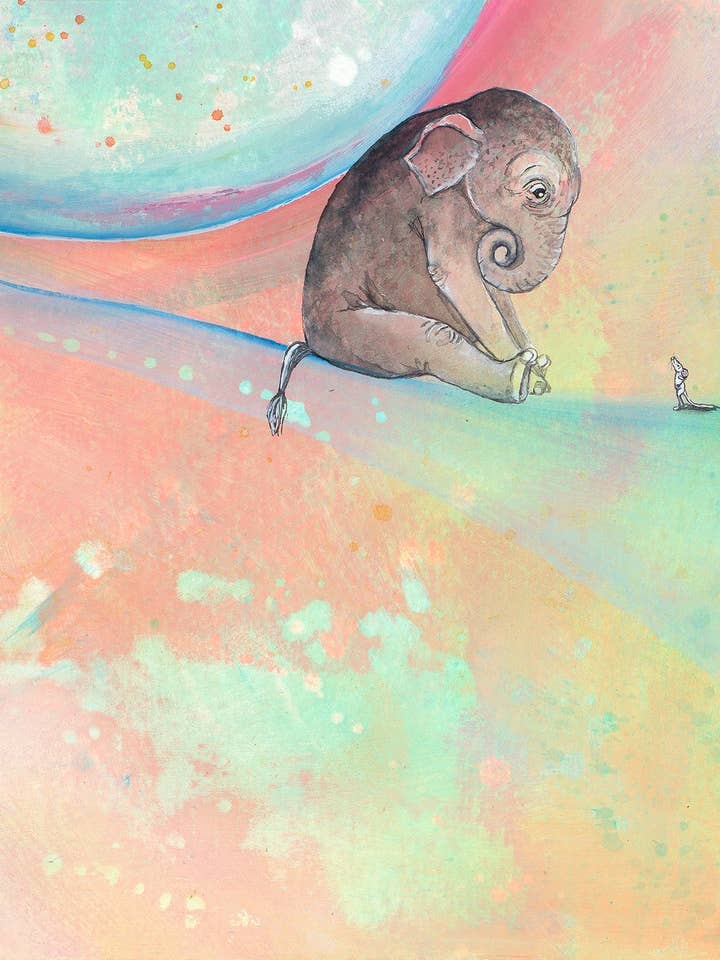 Sentinel, The: Giclée de 11"x14" en papel de algodón para venta al por mayor de Katie Crawford Art