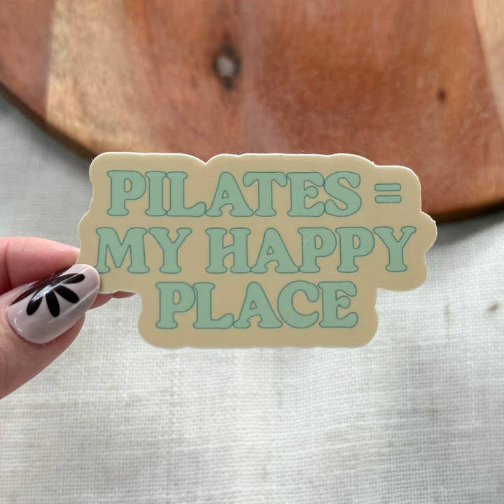 Big Moods - Wholesale Sticker - Pilates = My Happy Place Sticker0