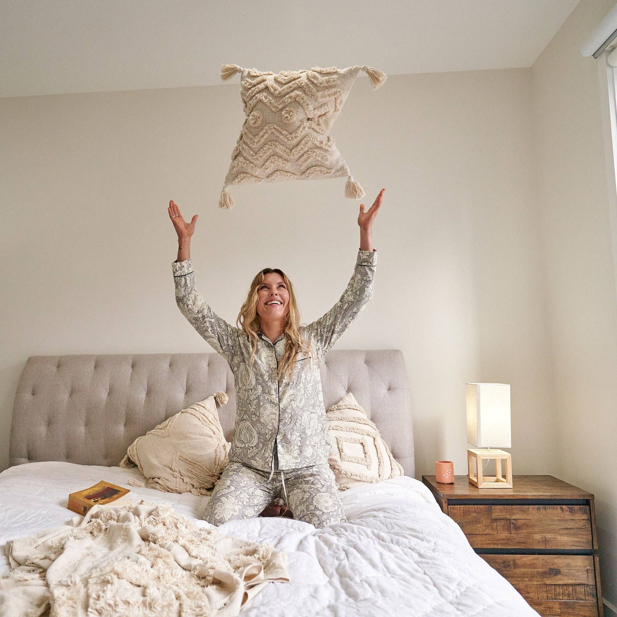 Glamthread - Wholesale Sleepwear Set - Women's - 'Blissful Slumber' 100% Cotton Pyjama Set7