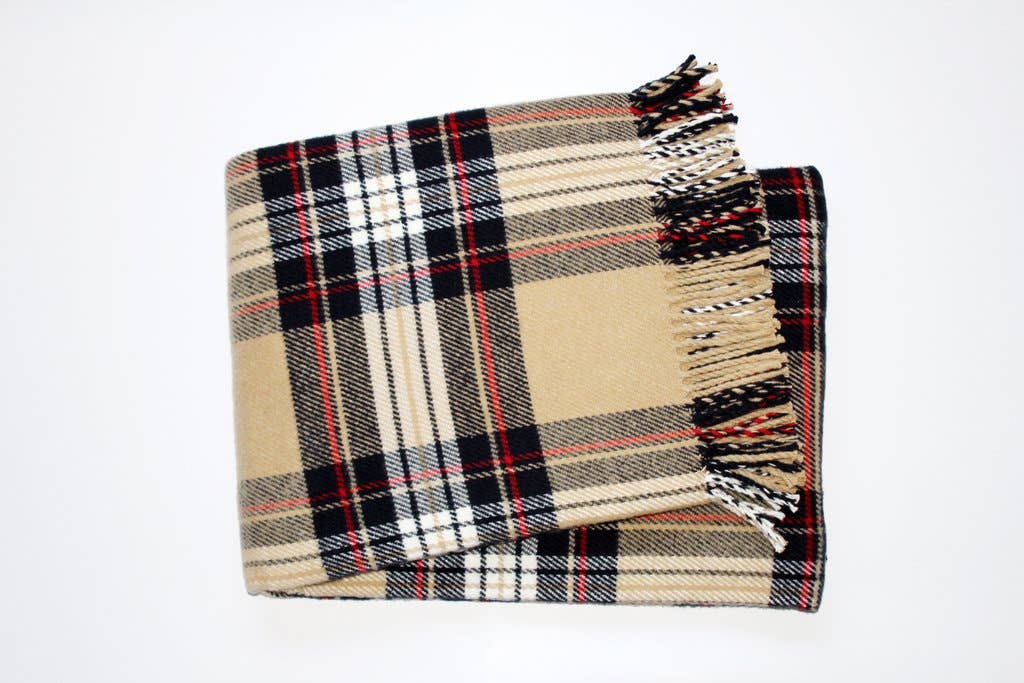 A Soft Idea - Wholesale Throw Blanket - 339 - Classic Tartan Plaid Throw0