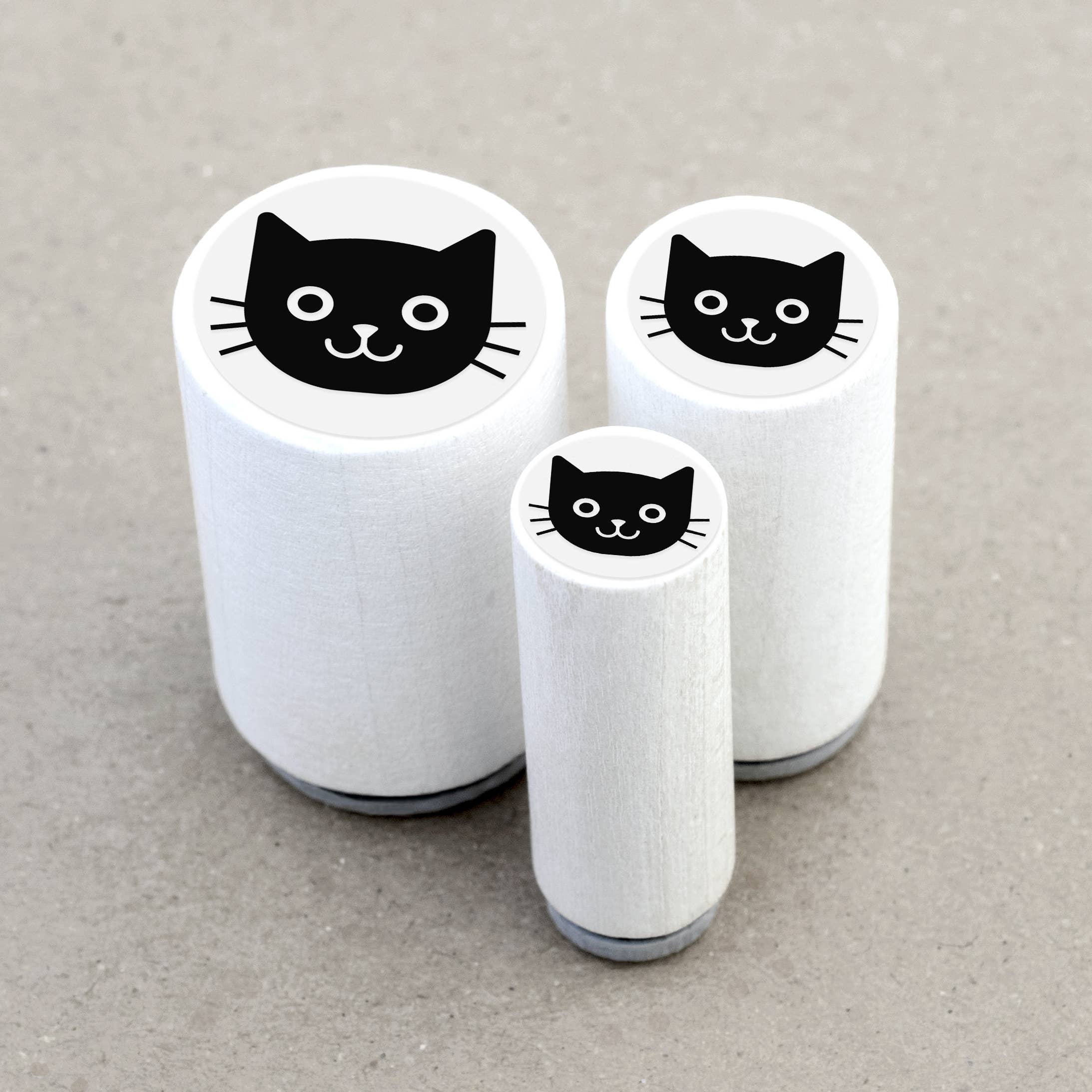 Merry and Bright - Vente Tampon encreur/décoratif - Mini tampon chat noir disponible en trois tailles1