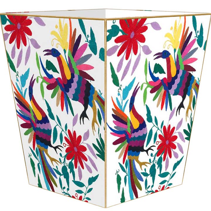 Marye-Kelley - Wholesale Trashcan/Trash Bin - WB8782- Otomi Wastepaper Basket
