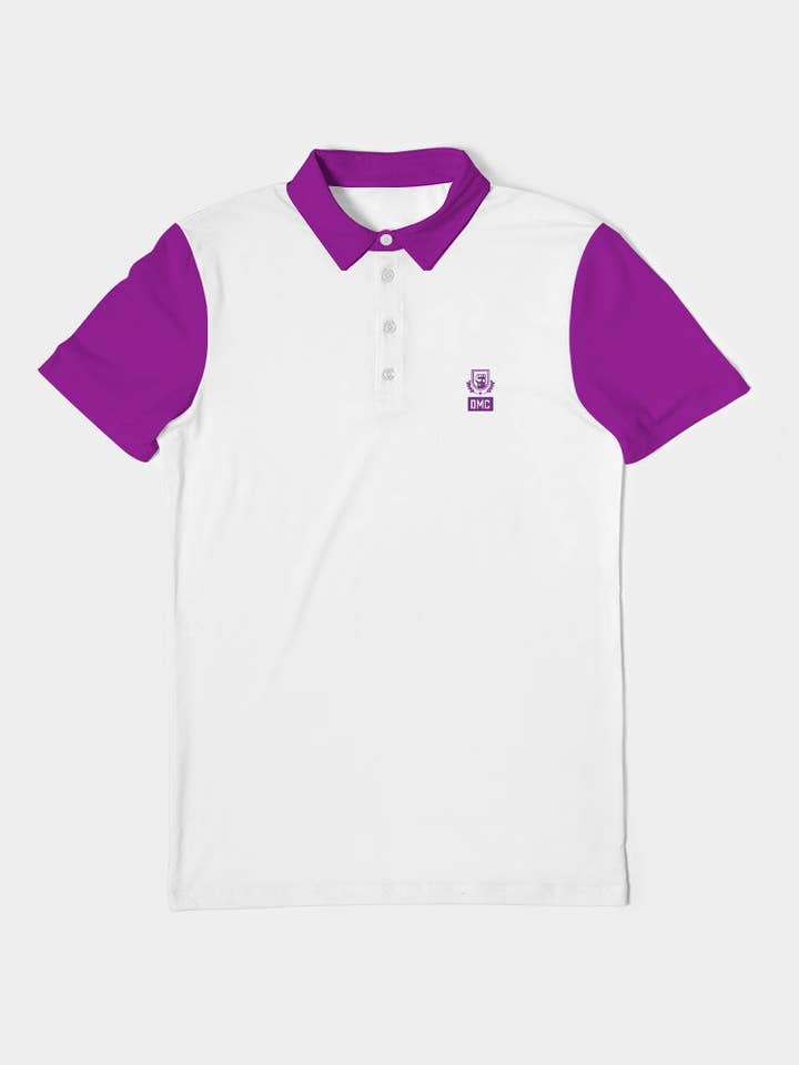 DMC Herren Kurzarm-Poloshirt Purple Haze für den Großhandel von Don Majure