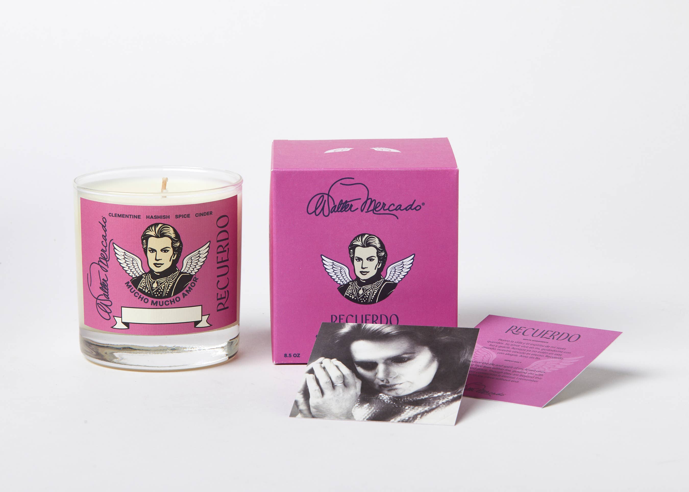 Walter Mercado - Wholesale Jar/Filled Candle - Walter Mercado - Recuerdo ( Remembrance ) Candle 3