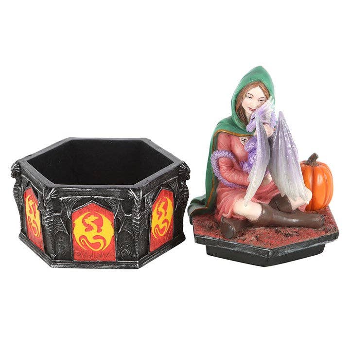 Something Different Wholesale – wholesale Decorative box – Dragon Friendship Decorative Fall Box by Anne Stokes3