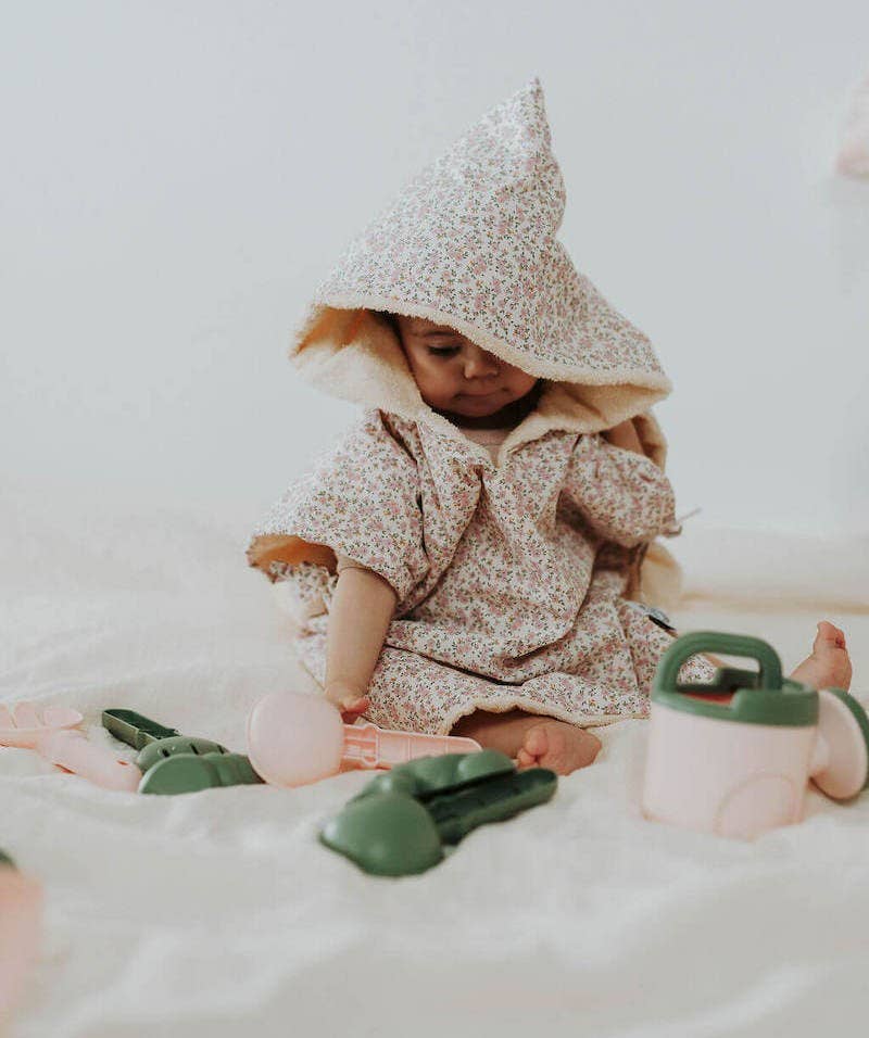 Manufacture des bébés français - Wholesale Poncho Towel - Kids & Baby - Lilac bath poncho4