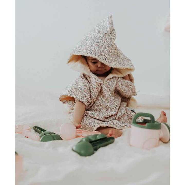 Manufacture des bébés français - Wholesale Poncho Towel - Kids & Baby - Lilac bath poncho4