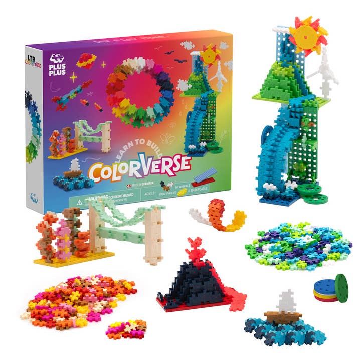 Plus-Plus USA - Wholesale Build-a-Toy - Kids - Learn to Build Colorverse