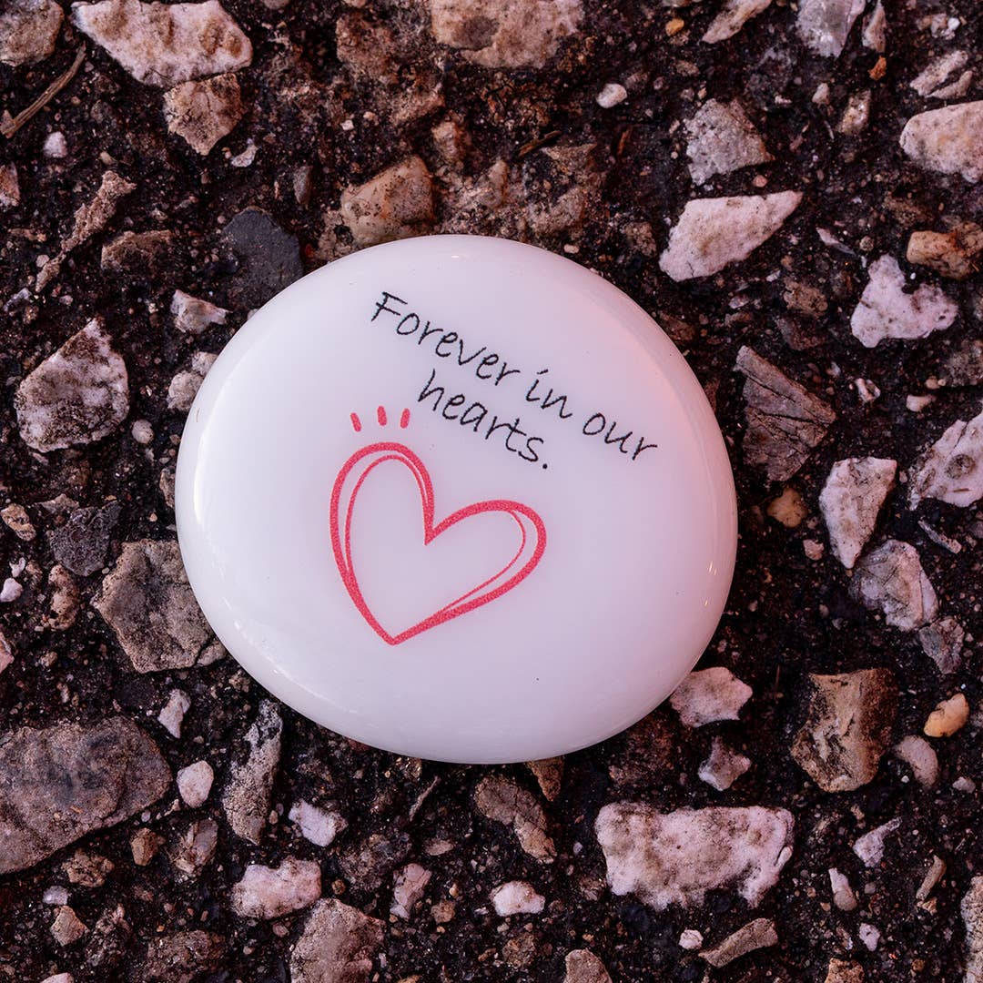 SHOPGIVECOURAGE - Vente Décorations de table - Pierres en verre imprimées pour le deuil et le souvenir3