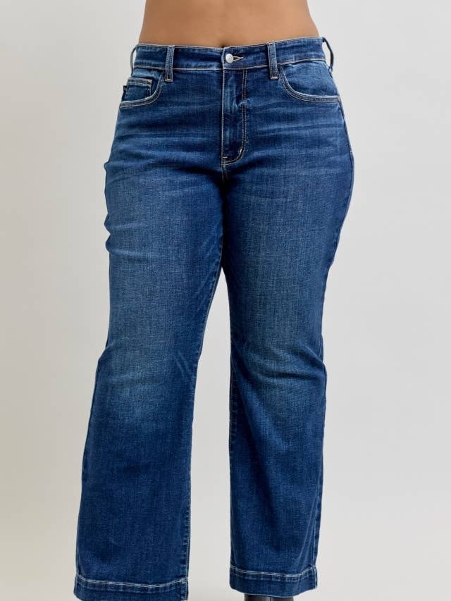 HW Petite Trouser Flare - PLUS for wholesale by Judy Blue Jeans