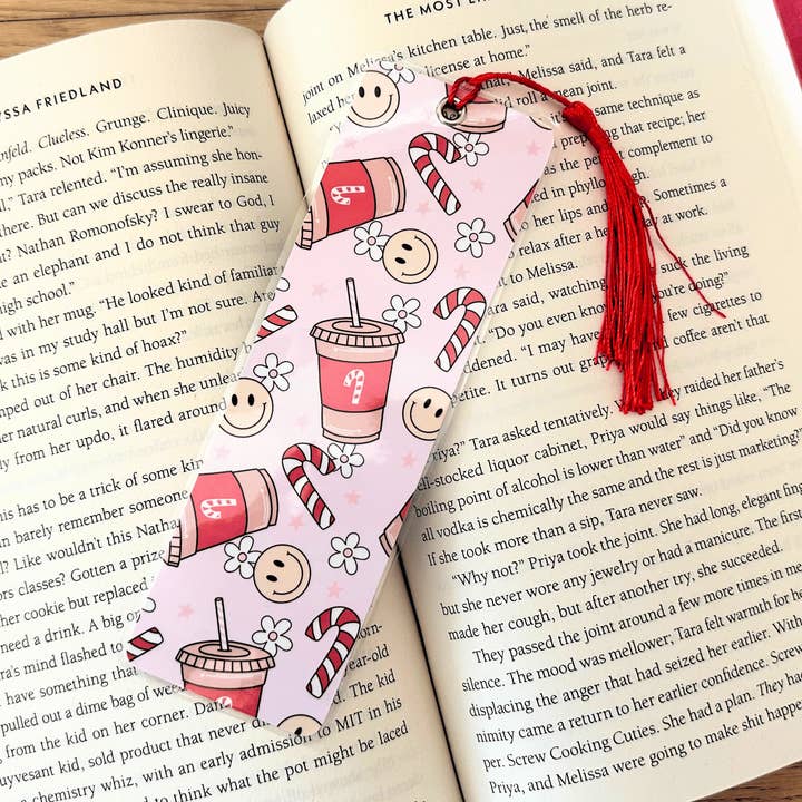 Marque-page plastifié à la menthe poivrée et moka pour la vente par JPC Sticker Shop