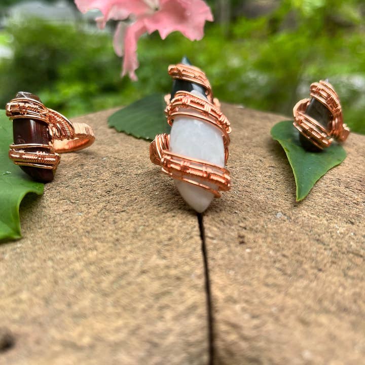 Copper Assorted Ring Design #2 for wholesale by Naomi's Happy Place Shop