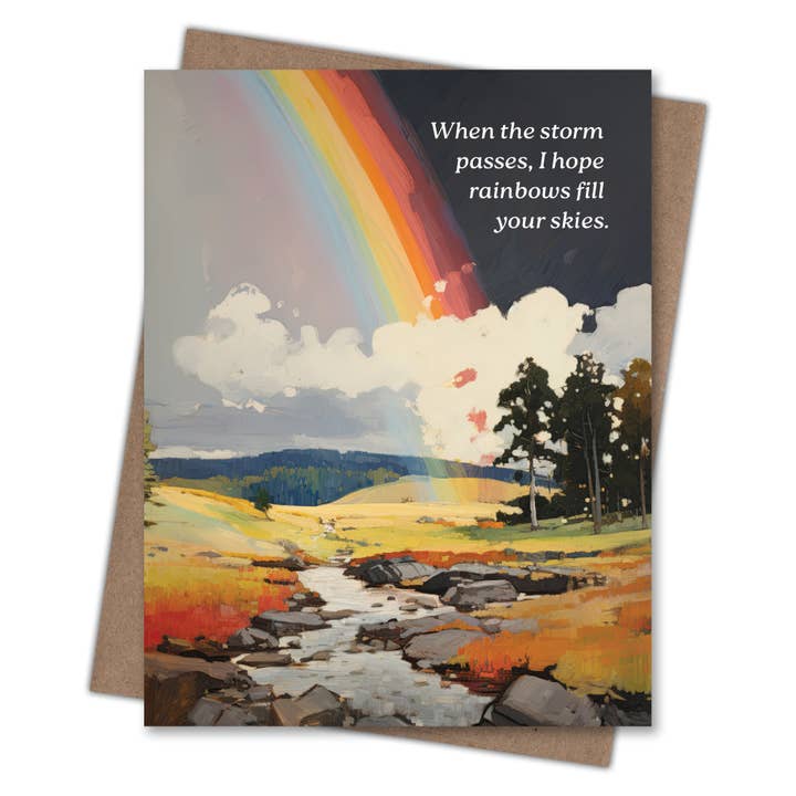Waterknot - Wholesale Sympathy Card - Rainbow Sympathy1