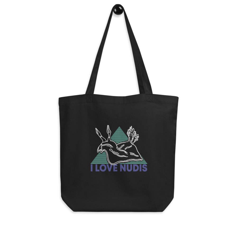 I LOVE NUDIS - Wholesale Tote Bag - Women's - I LOVE NUDIS™ Organic Cotton Nudibranch Tote Bag5