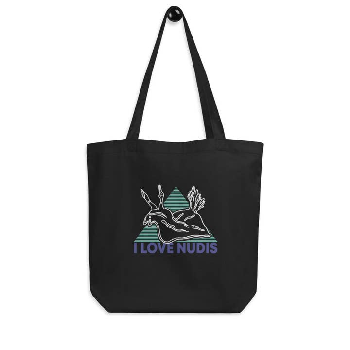 I LOVE NUDIS - Wholesale Tote Bag - Women's - I LOVE NUDIS™ Organic Cotton Nudibranch Tote Bag5