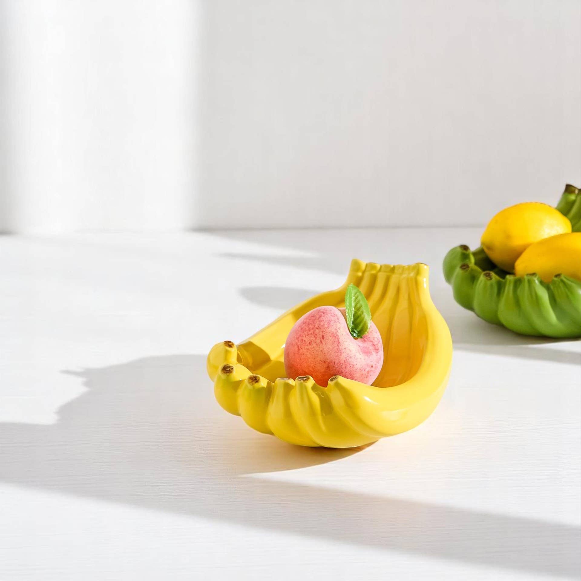 huemabe (All Import Duties Covered) – wholesale Decorative plate/dish/bowl – Banana Shape Ceramic Fruit Plate3