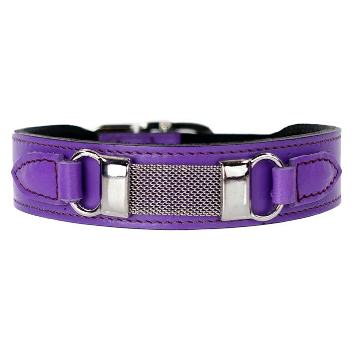 Barclay Dog Collar in Lavender for wholesale by Hartman & Rose