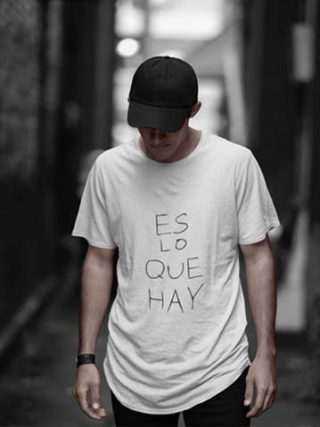 Em branco Camiseta reta IT IS WHAT IS THERE preta para venda a revendedores na Faire0