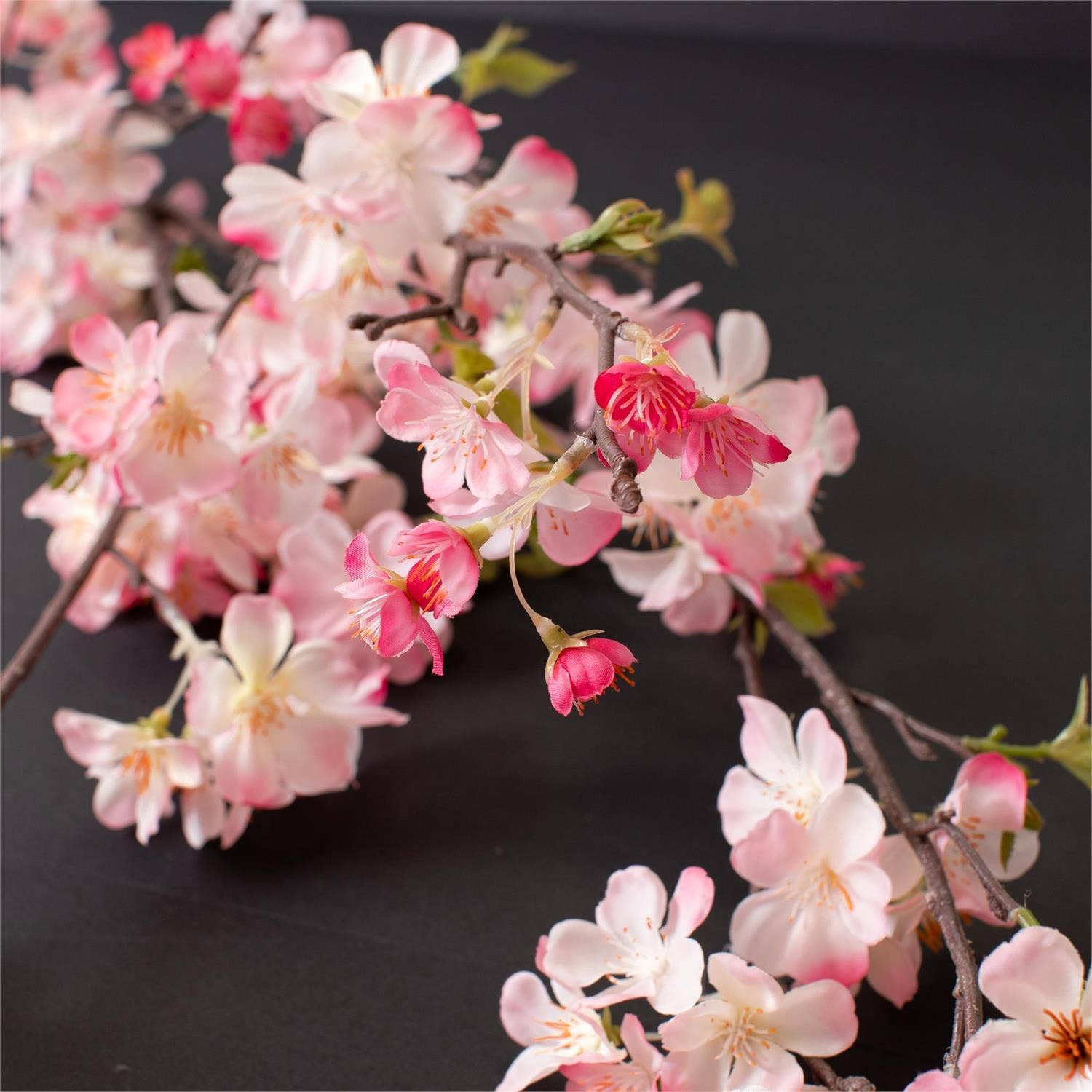 Audrey's Home & Gift - Venta al por mayor Flores artificiales - Tallo de Flor de Cerezo Rosa (Paquete de 06) | Flor Artificial1