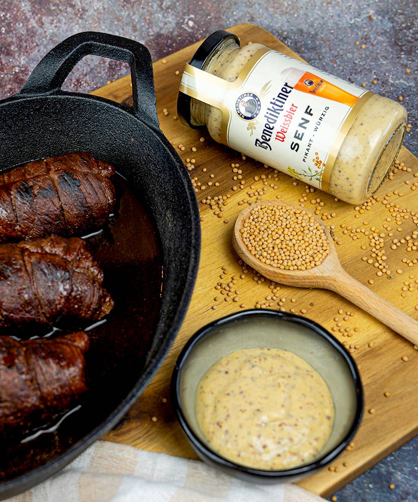 Altenburger Senf & Feinkost GmbH & Co. KG - Wholesale Mustard - Benediktiner Weissbier Mustard - spicy/spicy2