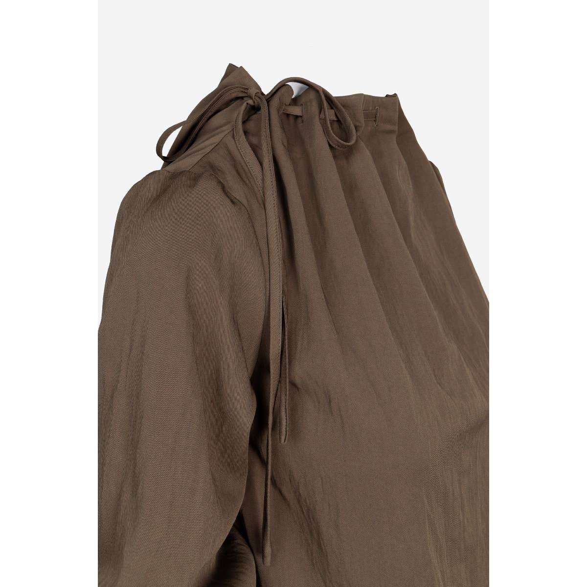 Naked Zebra - Wholesale Blouse - Women's - Long Sleeve Cinched Mock Neck Blouse8