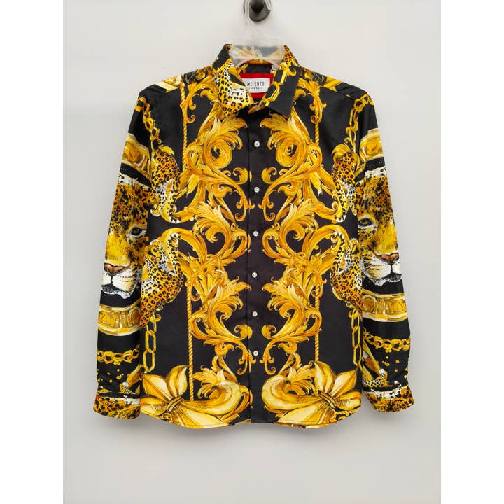 Camisa da coleção IMPERIALE corte recto por atacado de Yves Enzo