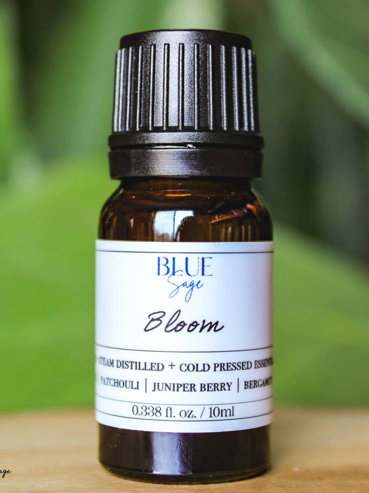 Bloom Essential Oil Blend 10ml - 100% ren ufortyndet for engroshandel hos Blue Sage