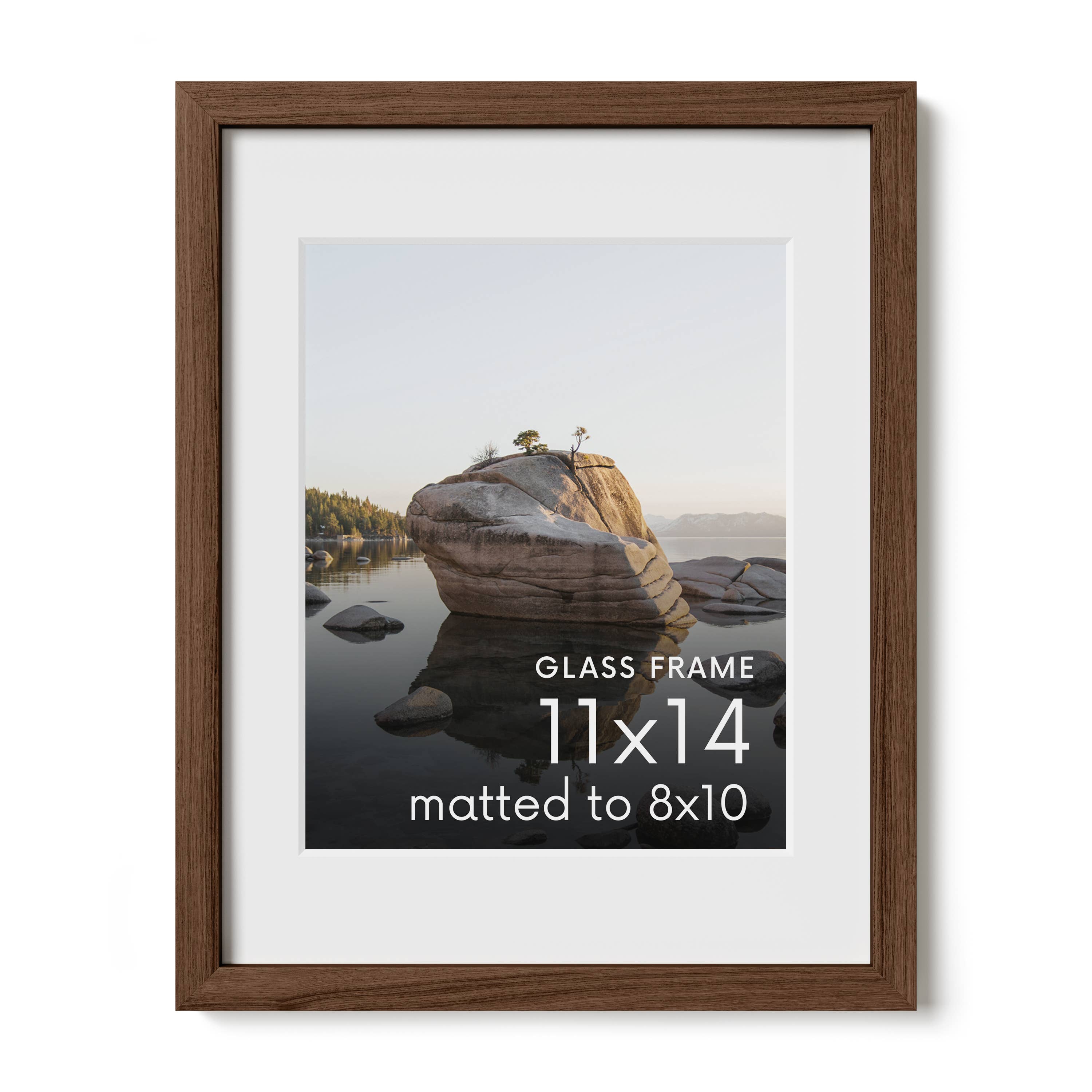 Haus and Hues - Wholesale Picture Frame - Walnut Oak Frame with Glass8