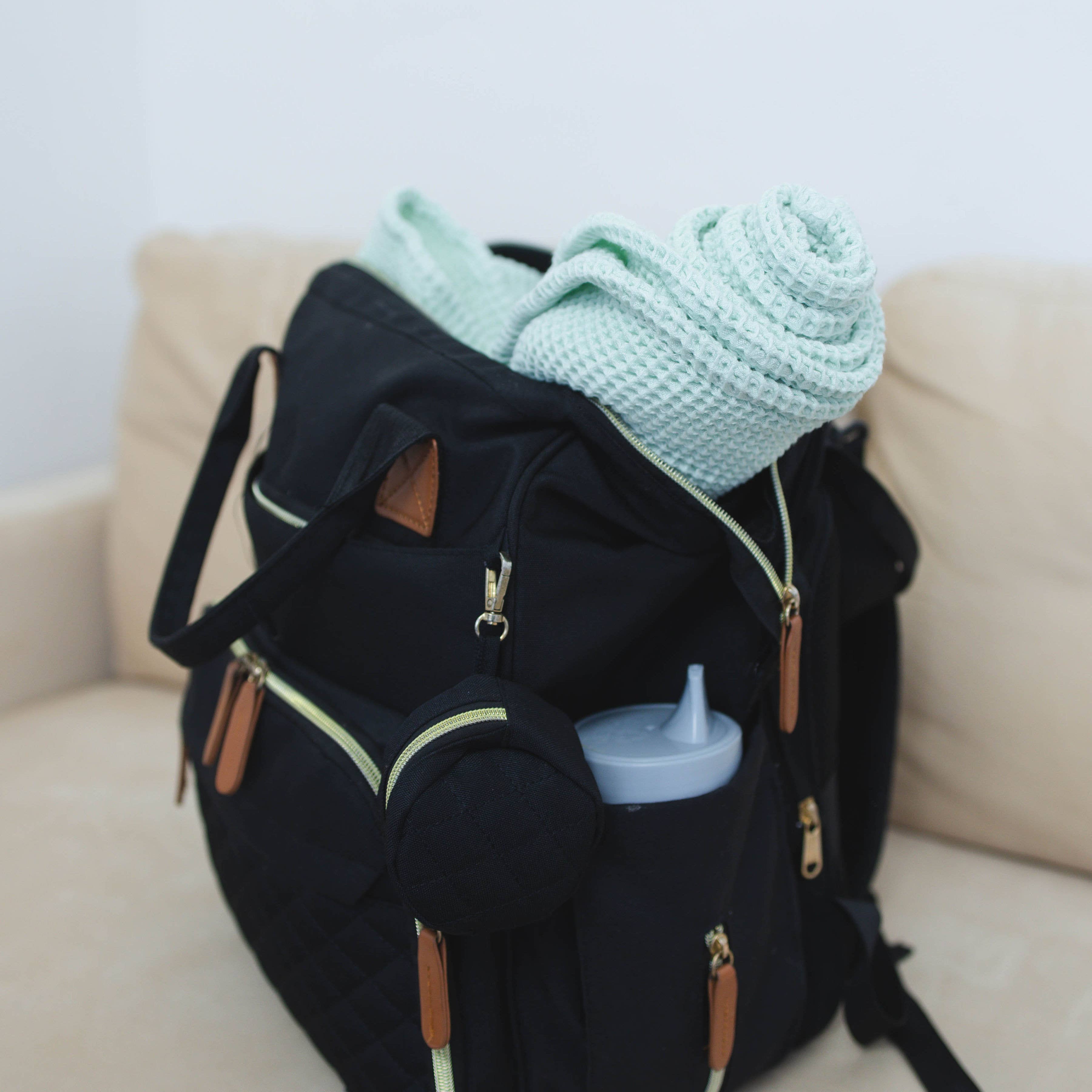 Spirit 'N Sprout - Wholesale Bedding Blanket - Kids & Baby - CASE Waffle Bamboo Baby Blankets, 40"x40", Baby Shower Gifts5