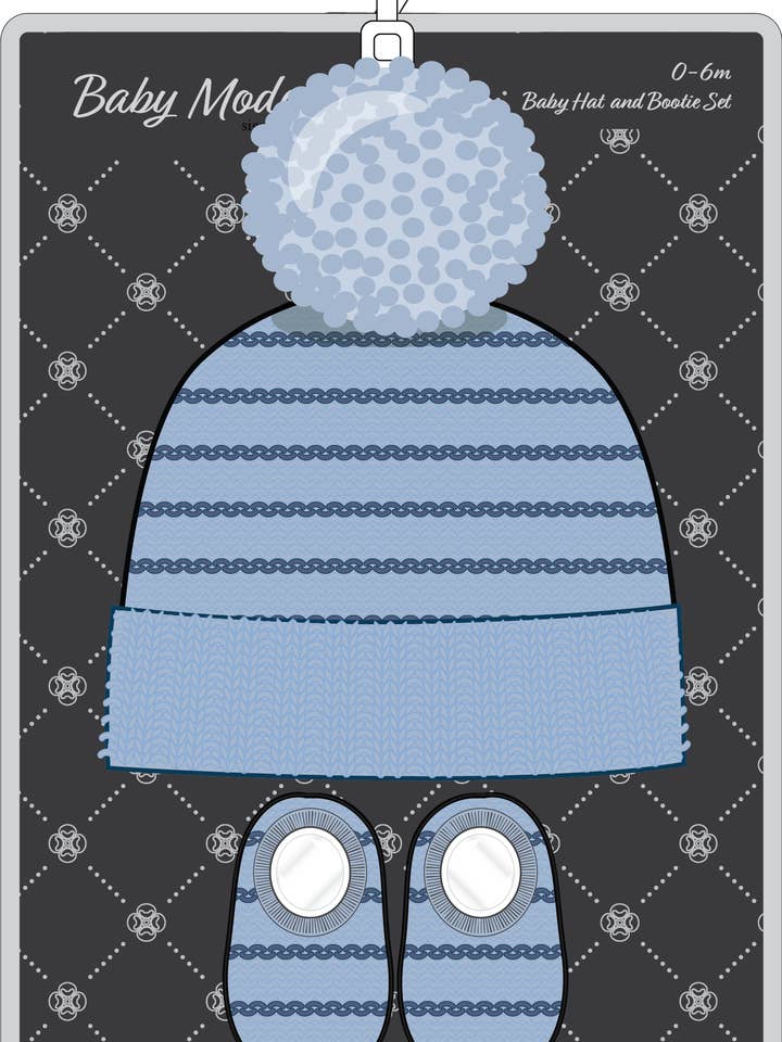 Rose Textiles – Conjunto de roupa - Bebé por atacado – Conjunto de chapéu e bota de bebé2