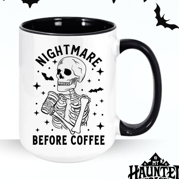 Nightmare Before Coffee Mug for wholesale by MyHauntedSpace