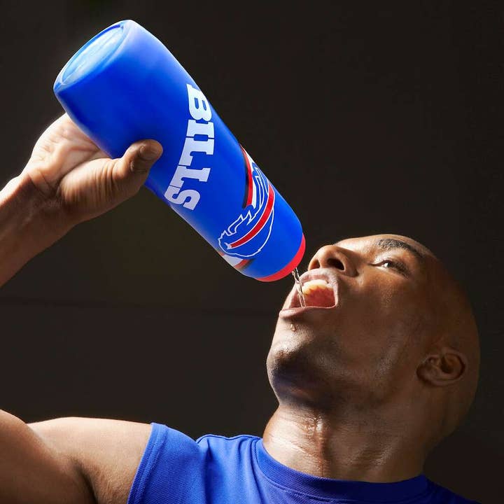 Party Animal, Inc. - Wholesale Water Bottle - Buffalo Bills Squeezy Water Bottle
