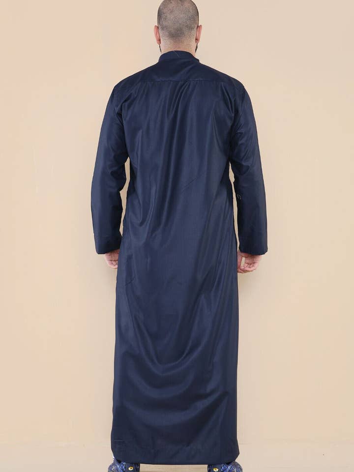 Infinity Leather (Upperclass Fashions Ltd) – wholesale Robe – Men's – Mens Thobe Jubba Saudi Islamic Arabic Eid Cotton Kaftan Jubbah Umrah Robe