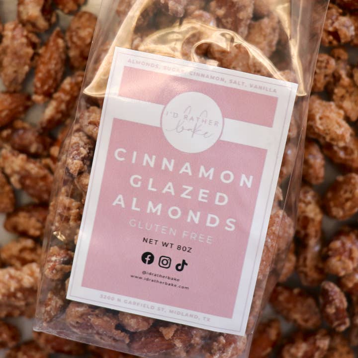 I’d Rather Bake - Wholesale Nuts - Cinnamon Glazed Almonds 1