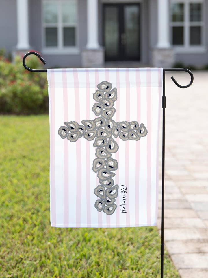 Bandeira de Jardim de Primavera – Cruz de Ostras da Páscoa por atacado de The Navy Knot