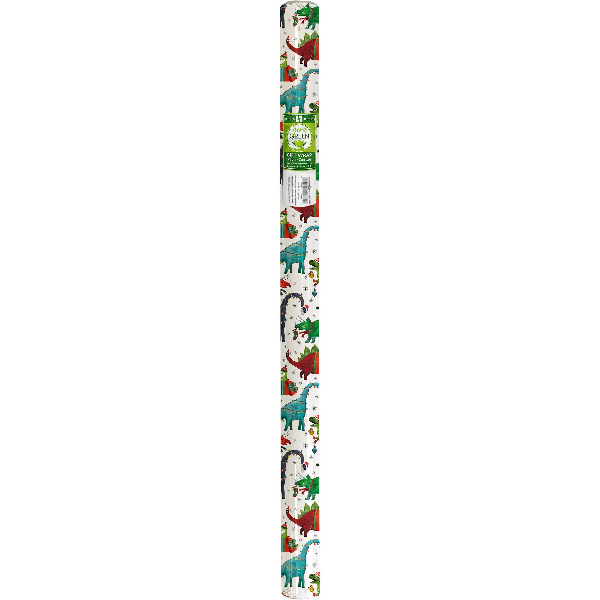 Jillson & Roberts - Wholesale Wrapping Paper Roll - Decked Out Dinosaur - Wrap - Jumbos CLOSEOUT3
