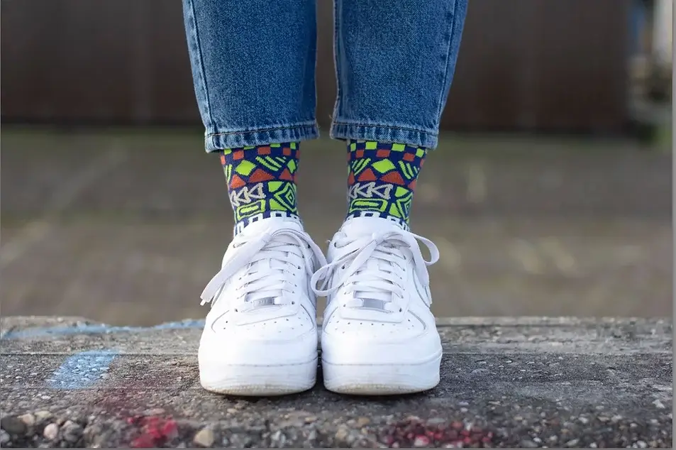 Olisha socks - Wholesale Socks - Unisex - Sema Sodalite blue - Organic Cotton Socks4