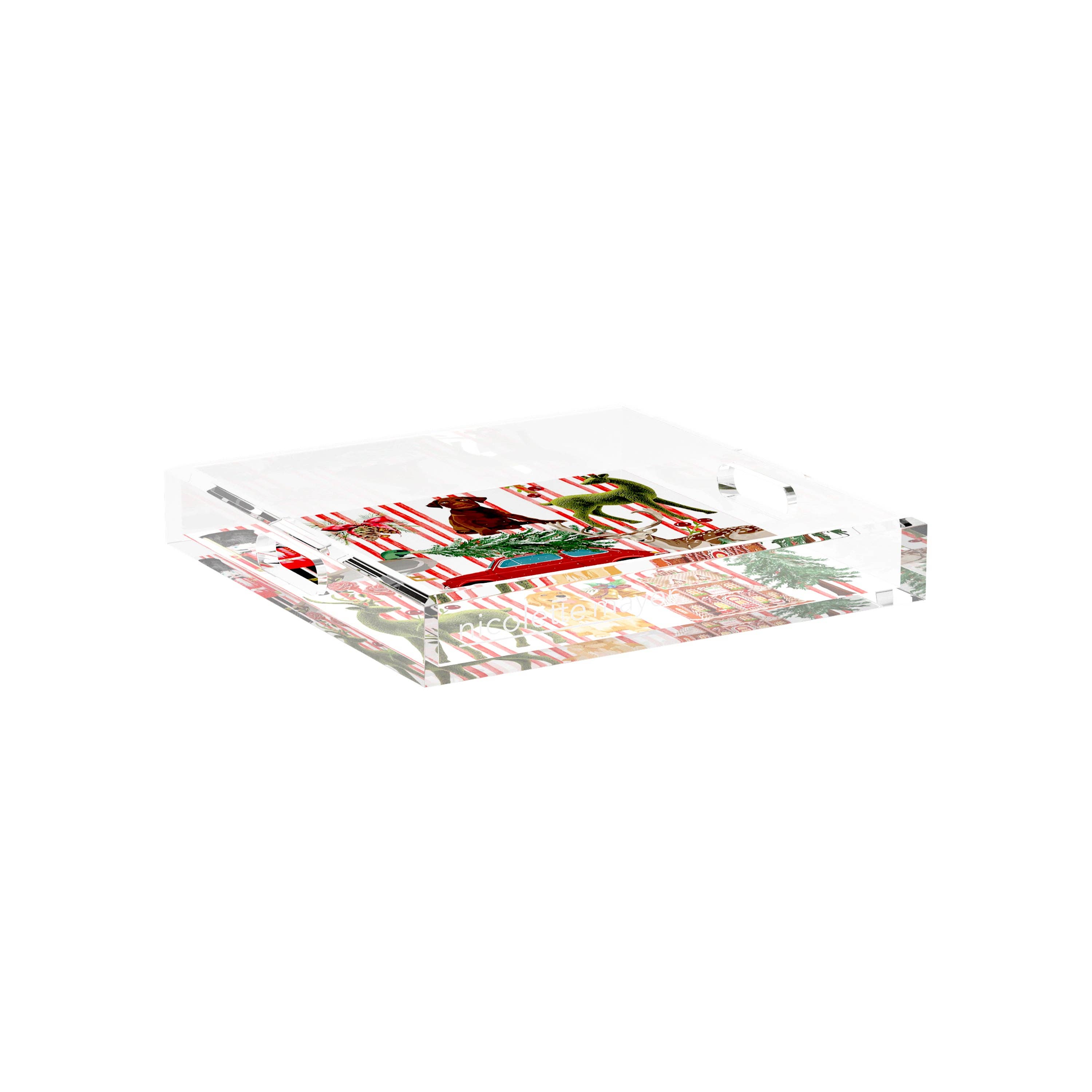 Nicolette Mayer Collection - Wholesale Decorative Tray - Ultimate Christmas Acrylic Square Decorative Tray18