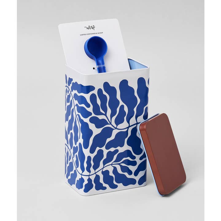 Wrap (US duties paid) – wholesale Food storage container – Leaves Kitchen Storage Tin1