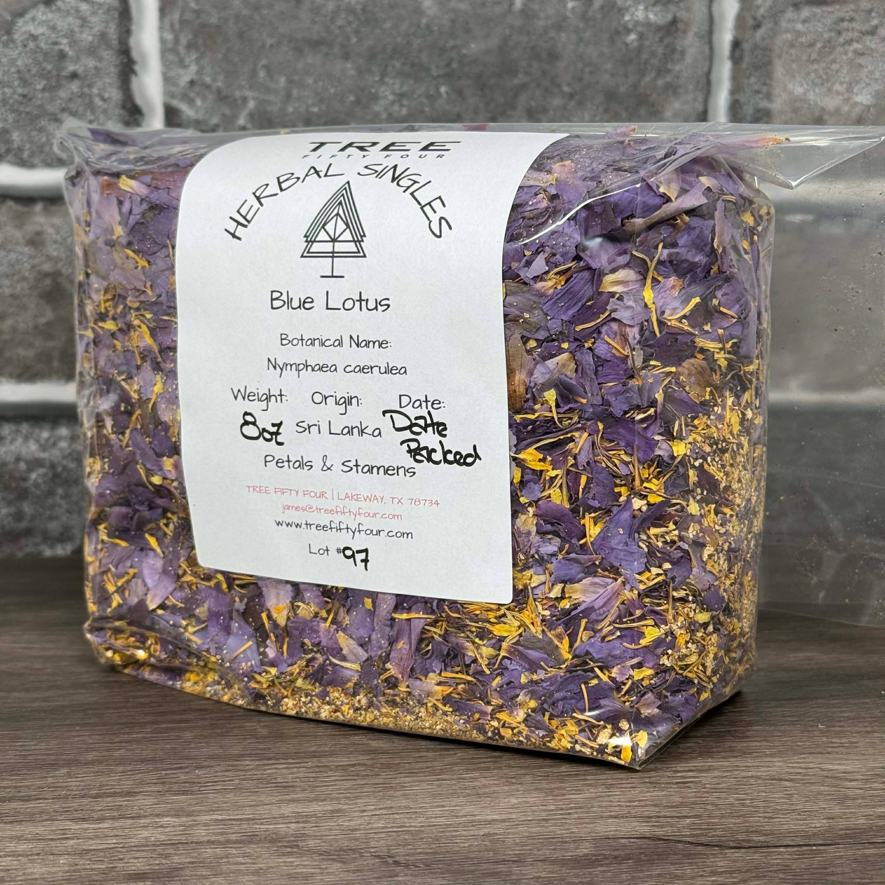 Tree Fifty Four - Venta al por mayor Tés a granel - Pétalos y Estambres de Loto Azul | 56 g - 1 kg | Hierbas a Granel3