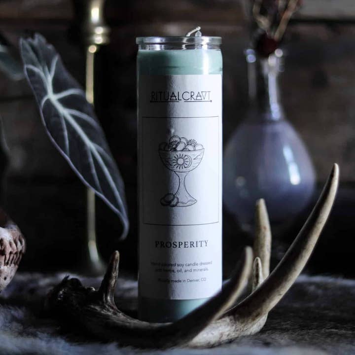 Vela vestida Prosperity para venta al por mayor de Ritualcravt