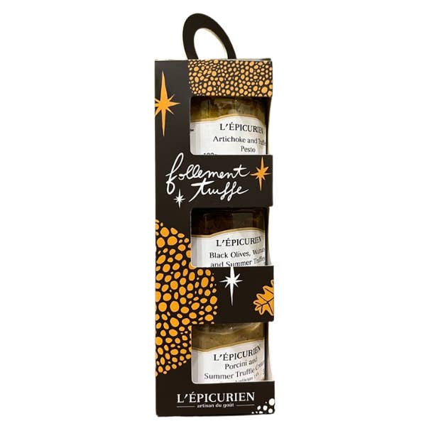 The French Farm - Wholesale Retailer Display - Food & Drink - L'Epicurien Truffle Set - 3x3.5oz